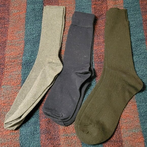 3 PAIR MENS DRESS SOCKS - Picture 1 of 3